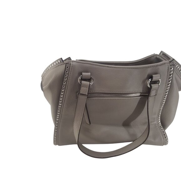 INC International Concepts Taupe Studded Shoulder Bag - Picture 4 of 9